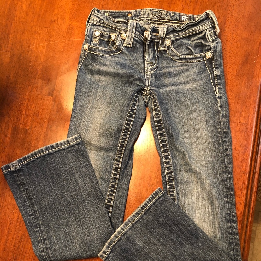 Girls Miss Me bootcut jeans